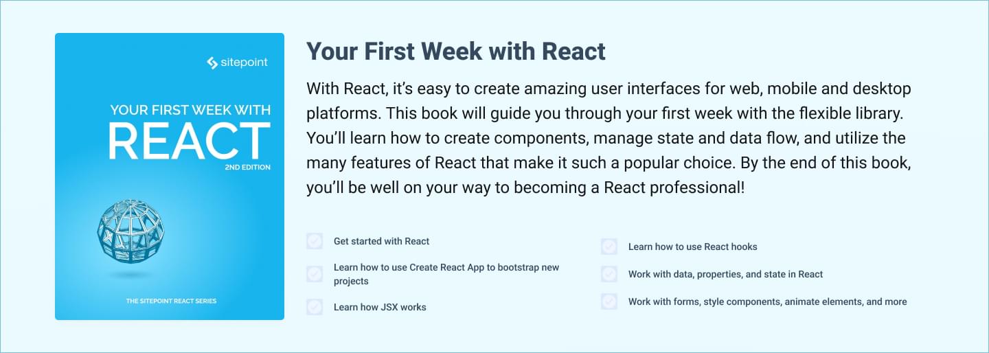 Your First Week with React
